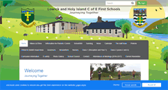Desktop Screenshot of lowickholyislandschools.org.uk